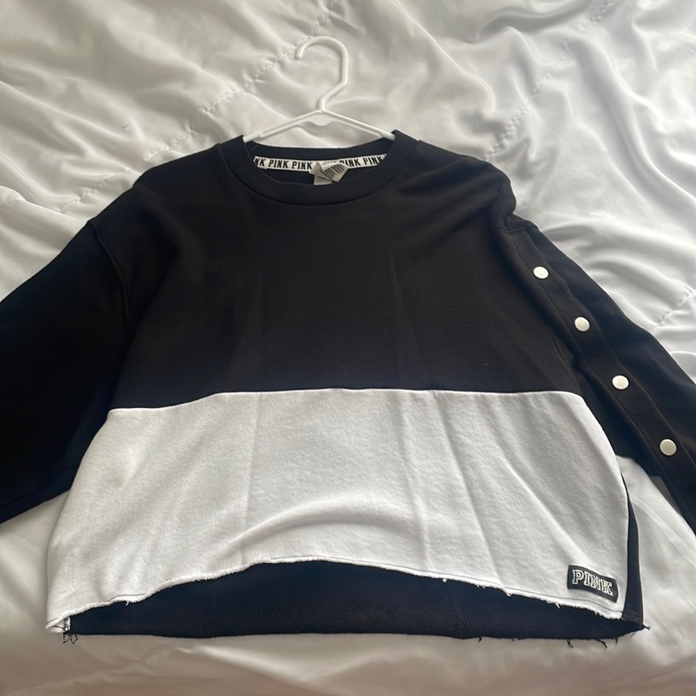 Victorias Secret Pink Crop Sweater Medium
